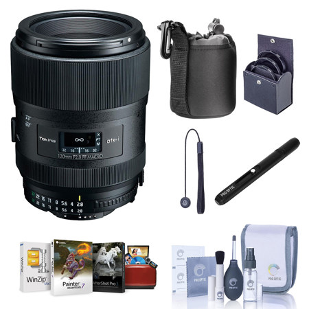 Tokina atx-i 100mm f/2.8 Macro Lens for Nikon F with Mac Software & Free Acc Kit