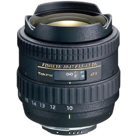 Tokina 10mm - 17mm F/3.5-4.5 DX Autofocus Lens for Nikon Digital Bundle