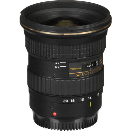 Tokina ATX 11-20mm F/2.8 Pro DX Ultrawide Zoom Lens for Digital Canon EF Mount Cameras