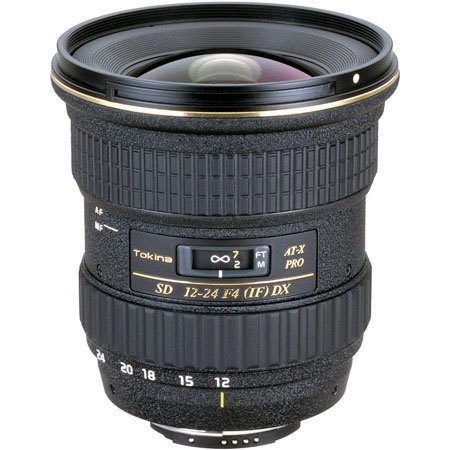 Tokina 12-24mm F/4 PRO DX Autofocus Zoom Lens for Nikon Digital SLR Cameras