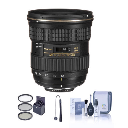 Tokina 12-28mm f/4.0 AT-X Pro APS-C Lens for NIKON - with Accessory Bundle