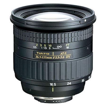 Tokina 16.5 -135mm,3.5-5.6 DX Zoom Lens for Nikon -BUNDLE- w/77UV WA filter ++