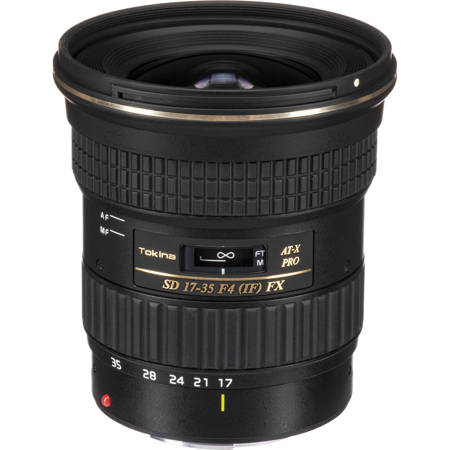 Tokina 17-35mm F4.0 AT-X Pro FX Lens for Canon EOS Digital SLR Cameras