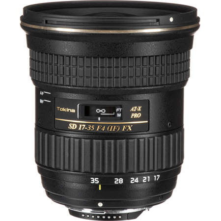 Tokina 17-35mm F/4 AT-X Pro FX Lens for Nikon Digital SLR Cameras