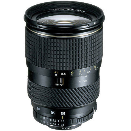 Tokina 28-70mm f/2.8 AT-X 287 PRO SV Series Autofocus Wide Angle-Telephoto Zoom Lens for Canon EOS - USA 3 Year Warranty