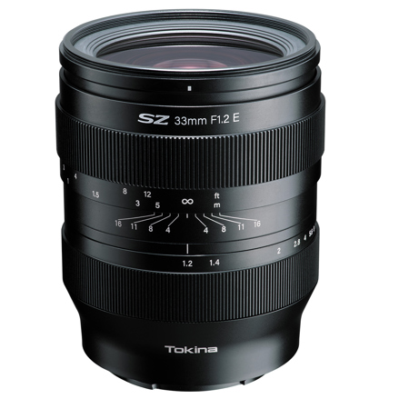 Tokina SZ 33mm f/1.2 MF Lens for Sony E, Black