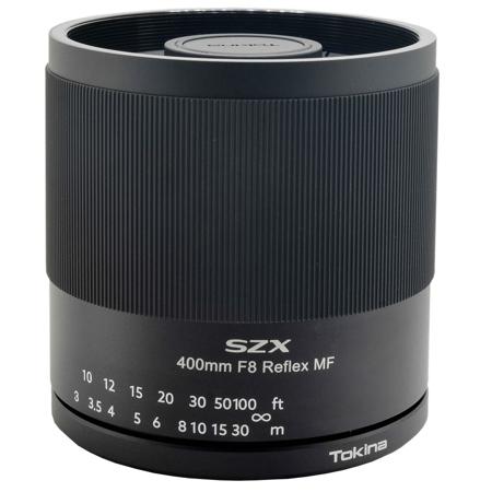 Tokina SZX 400mm f/8 Reflex MF Lens for Canon EF, Black