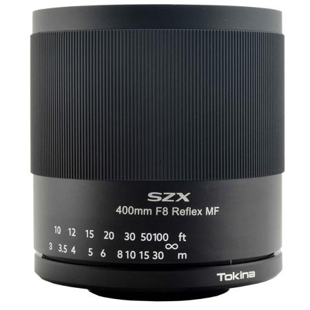 Tokina SZX 400mm f/8 Reflex MF Lens for T Mount, Black