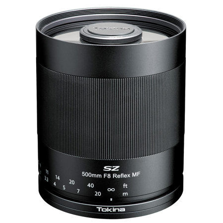 Tokina SZ 500mm f/8 Reflex MF Lens for T Mount, Black