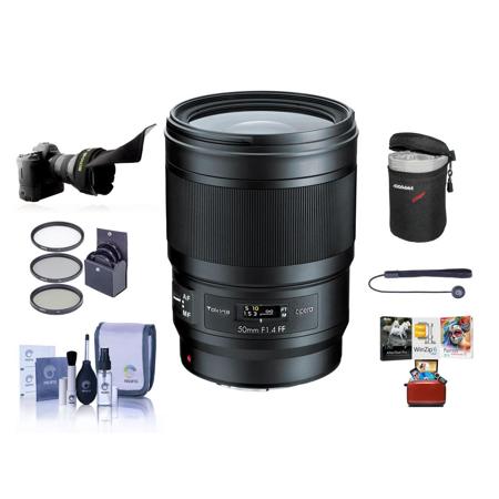 Tokina opera 50mm f/1.4 Lens for Nikon F w/Free Mac Software & Accessories Kit