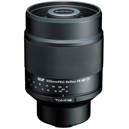 Tokina SZ PRO 600mm f/8 Reflex MF CF Lens for Canon EF-M, Black