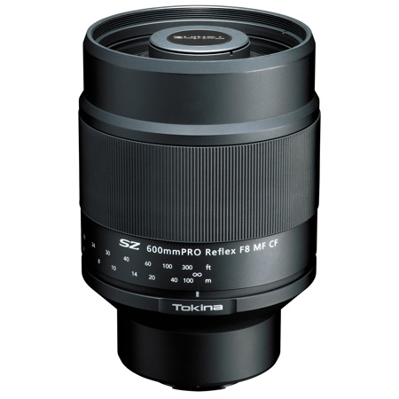 Tokina SZ PRO 600mm f/8 Reflex MF CF Lens for Sony E, Black