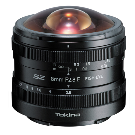 Tokina SZ 8mm f/2.8 Fisheye Lens for Sony E, Black