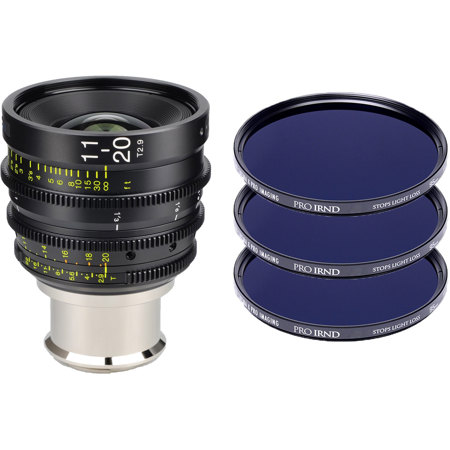 Tokina Cinema ATX 11-20mm T2.9 Lens with 3x PRO IRND 86mm Filter Kit 2 for MFT