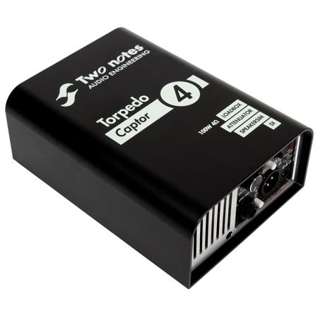 Two Notes Torpedo Captor Reactive Loadbox, DI and Attenuator - 4 Ohm