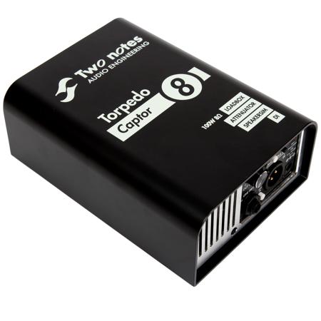 Two Notes Torpedo Captor Reactive Loadbox, DI and Attenuator - 8 Ohm