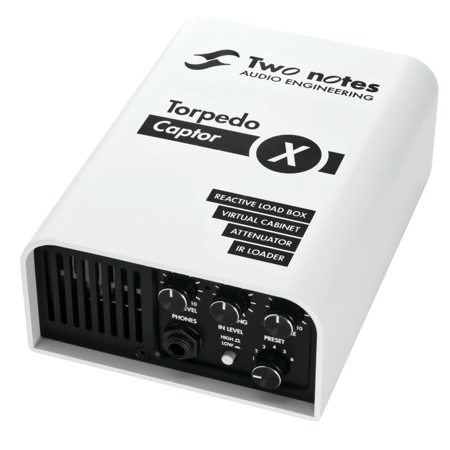 Two Notes Torpedo Captor X Reactive Loadbox, IR Loader and Attenuator - 16 Ohm