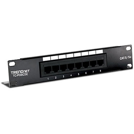 TRENDnet 8-Port Cat. 5e Unshielded Patch Panel