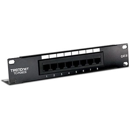TRENDnet 8-Port Cat. 6 Unshielded Patch Panel