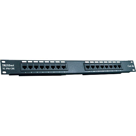 TRENDnet 16-Port Cat5/5e Unshielded Patch Panel