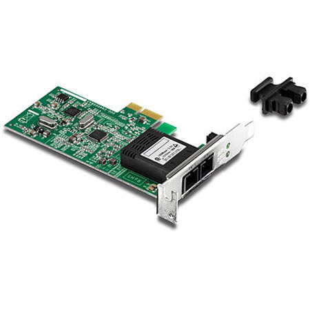 TRENDnet Low Profile 100Base SC Fiber PCIe Adapter