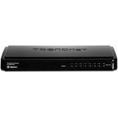 TRENDnet 16-port 10/100mbps Switch