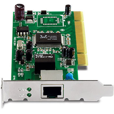 TRENDnet TEG-PCITXRL Low Profile Gigabit PCI Adapter