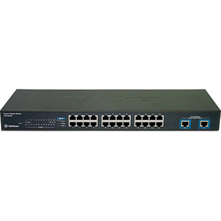 TRENDnet 26-port 10/100/1000Mbps Switch with 2 Gigabit Ports