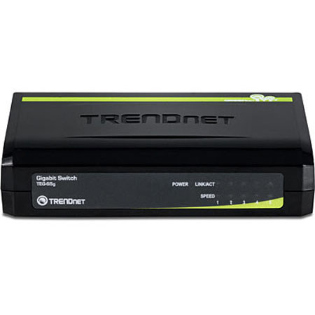 TRENDnet 5-Port 10/100/1000Mbps Gigabit GREENnet Switch