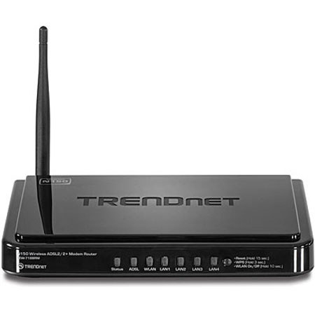 TRENDnet N150 Wireless ADSL 2/2+ Modem Router