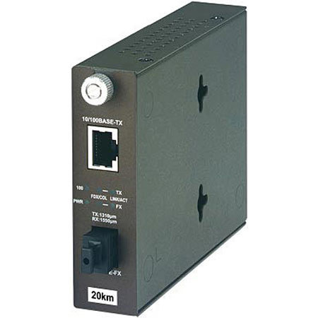 TRENDnet 100Base-TX to 100Base-FX Dual Wavelength Single Mode SC Fiber Converter