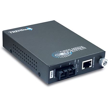 TRENDnet TFC-110S60 100Base-TX to 100Base-FX Single Mode SC Fiber Converter