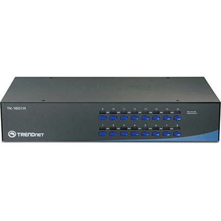 TRENDnet TK-1601R 16-Port PS/2 Rack Mount KVM Switch