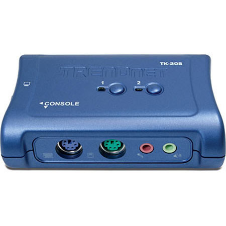 TRENDnet TK-208K 2-port Ps/2 KVM Switch with Audio