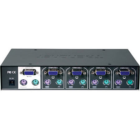 TRENDnet 4-Port PS/2 Rackmount KVM Switch
