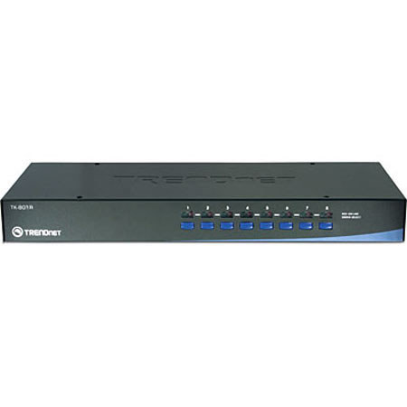 TRENDnet TK-801R 8-Port PS/2 Rack Mount KVM Switch