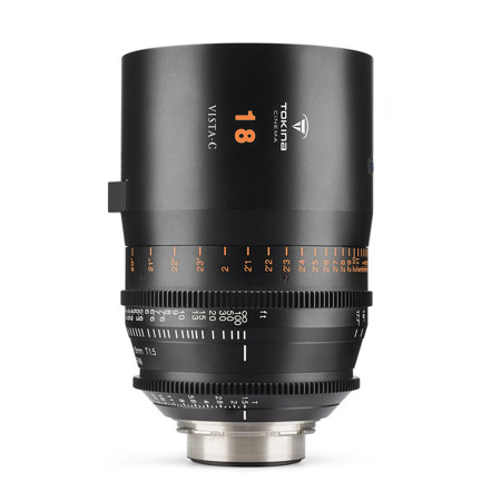 Tokina Cinema Vista-C Prime 18mm T1.5 Lens for PL Mount