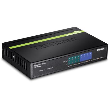 TRENDnet TPE-TG44G 8-Port Gigabit GREENnet PoE+ Switch