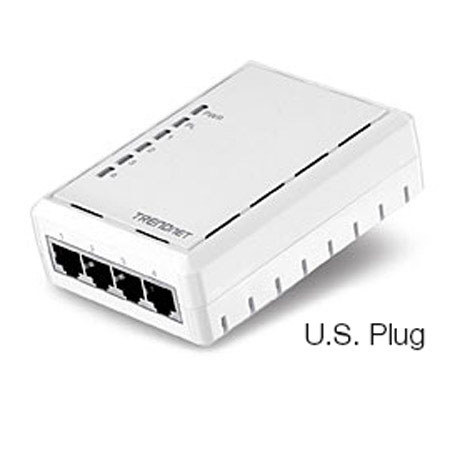 TRENDnet 4-Port Powerline 500 AV Adapter