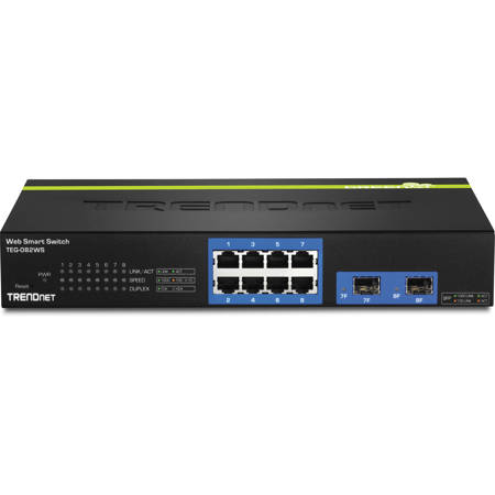 TRENDnet TEG-082WS 8-Port Gigabit Web Smart Switch, Version v1.0R