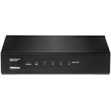TRENDnet TEG-S51SFP 4-Port Gigabit Switch with SFP Slot, Version v1.0R