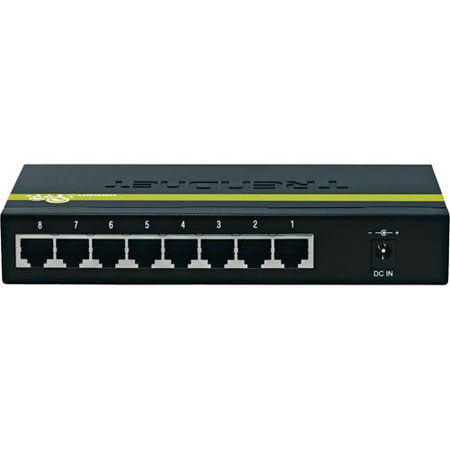 TRENDnet 8-Port Gigabit GREENnet Switch, Full-Duplex