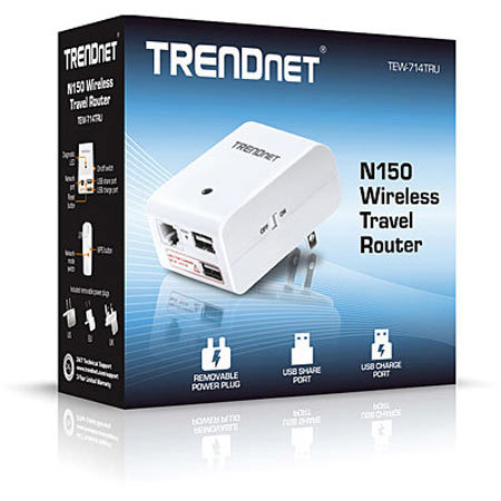 TRENDnet TEW-714TRU N150 Wireless Travel Router, Version v1.0R