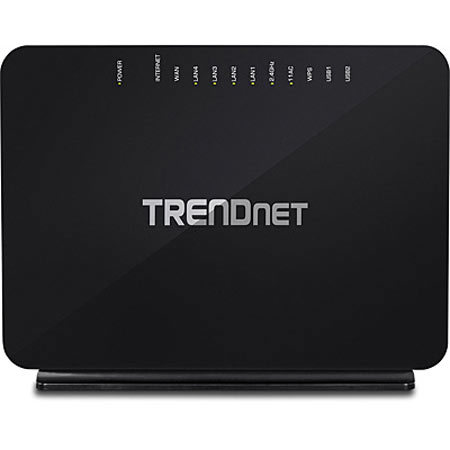TRENDnet TEW-816DRM AC750 Wireless VDSL2/ADSL2+ Modem Router, Version v1.0R
