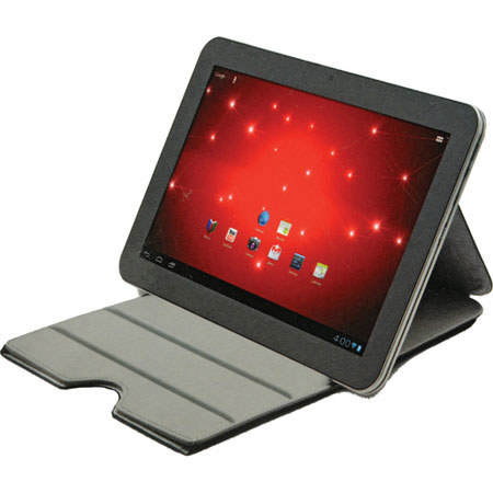 Toshiba Convertible Sleeve for Excite 10 and 10 LE Tablet, Black Suede