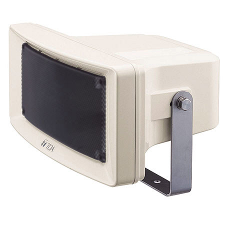 TOA Electronics 30W Wide-Range Paging Weatherproof Speaker, 120Hz - 15kHz Frequency Response, 98dB Sensitivity, 1 kOhms Rated Impedance, UL1480 UL Code, Single