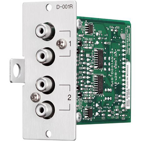 TOA Electronics Dual Line Input Module with DSP and Stereo Summing RCA Jacks