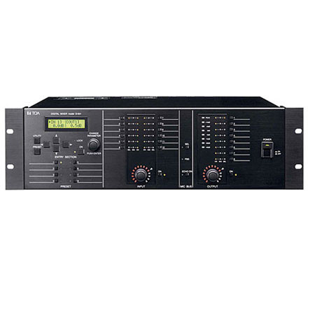 TOA Electronics D-901 Modular Digital Mixer, 12 Mic Inputs Maximum