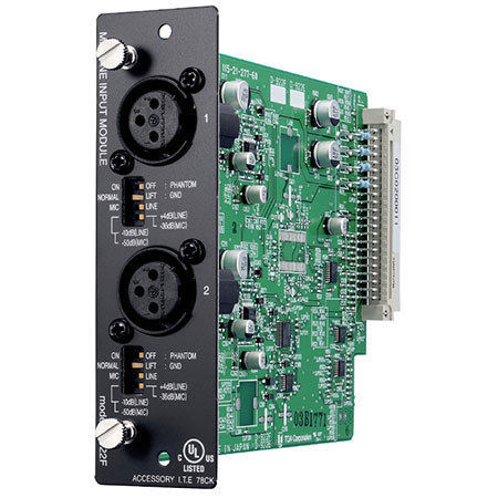 TOA Electronics D921F 2x Mic/Line 20-Bit Input Module for D-901 & DP-K1