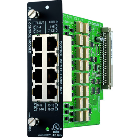TOA Electronics 24/16 Input/Output Remote Control Module